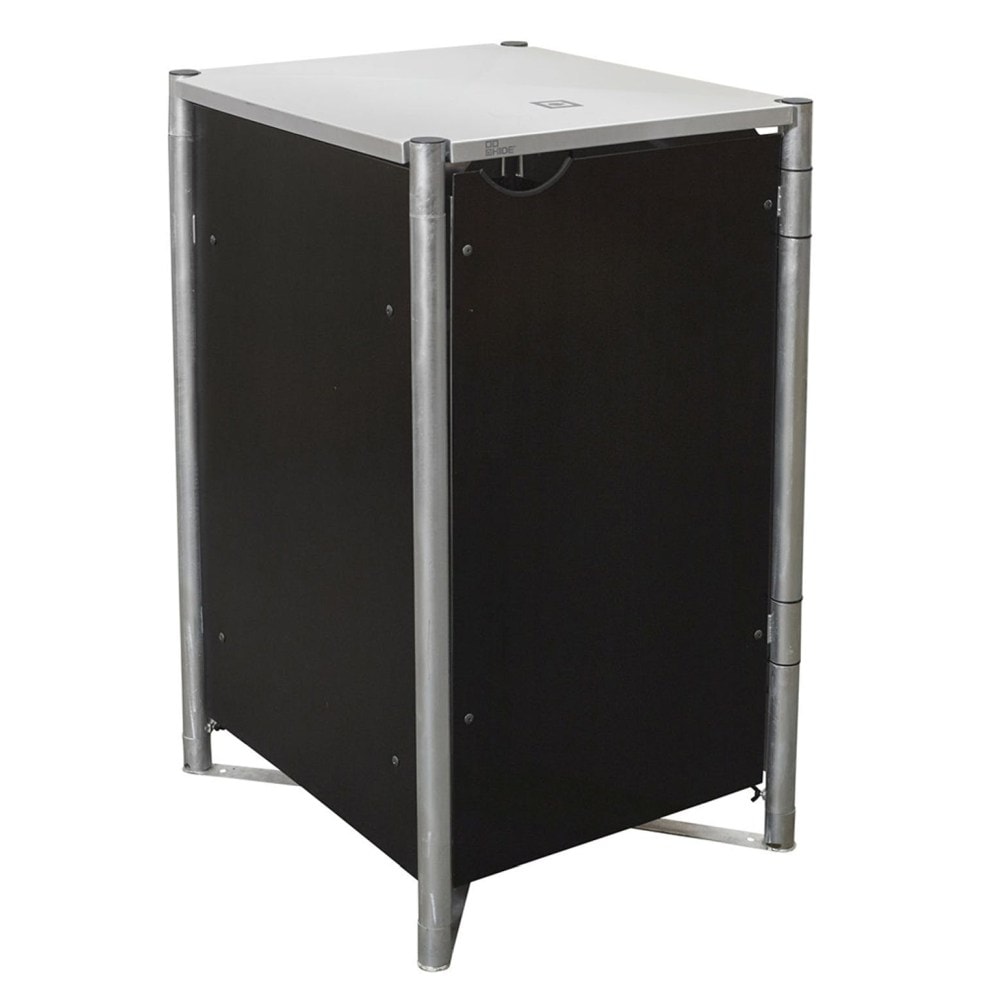 HIDE skraldeskjul grå 3 x 140L