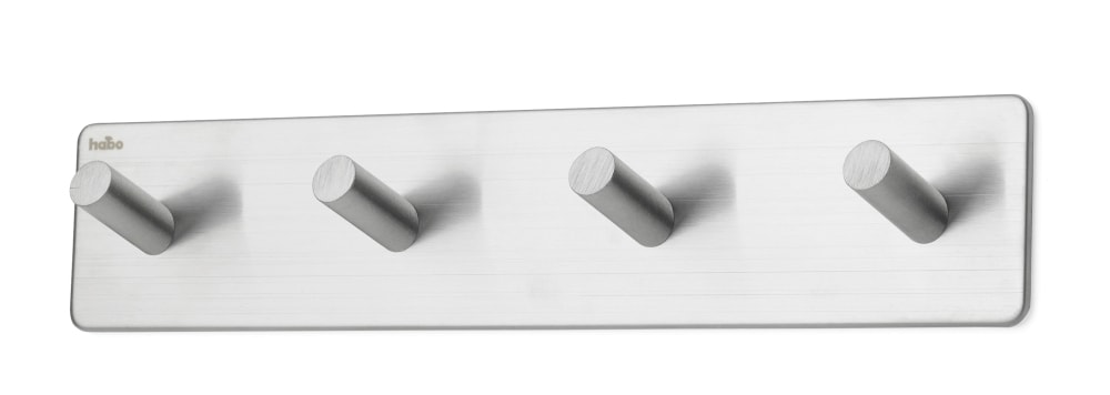 Habo Edge 4 knagerække/håndklædekrog sort