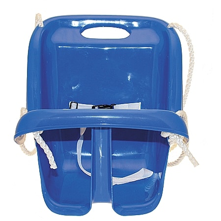 Nordic Play babygynge blå m/høj ryg inkl. reb