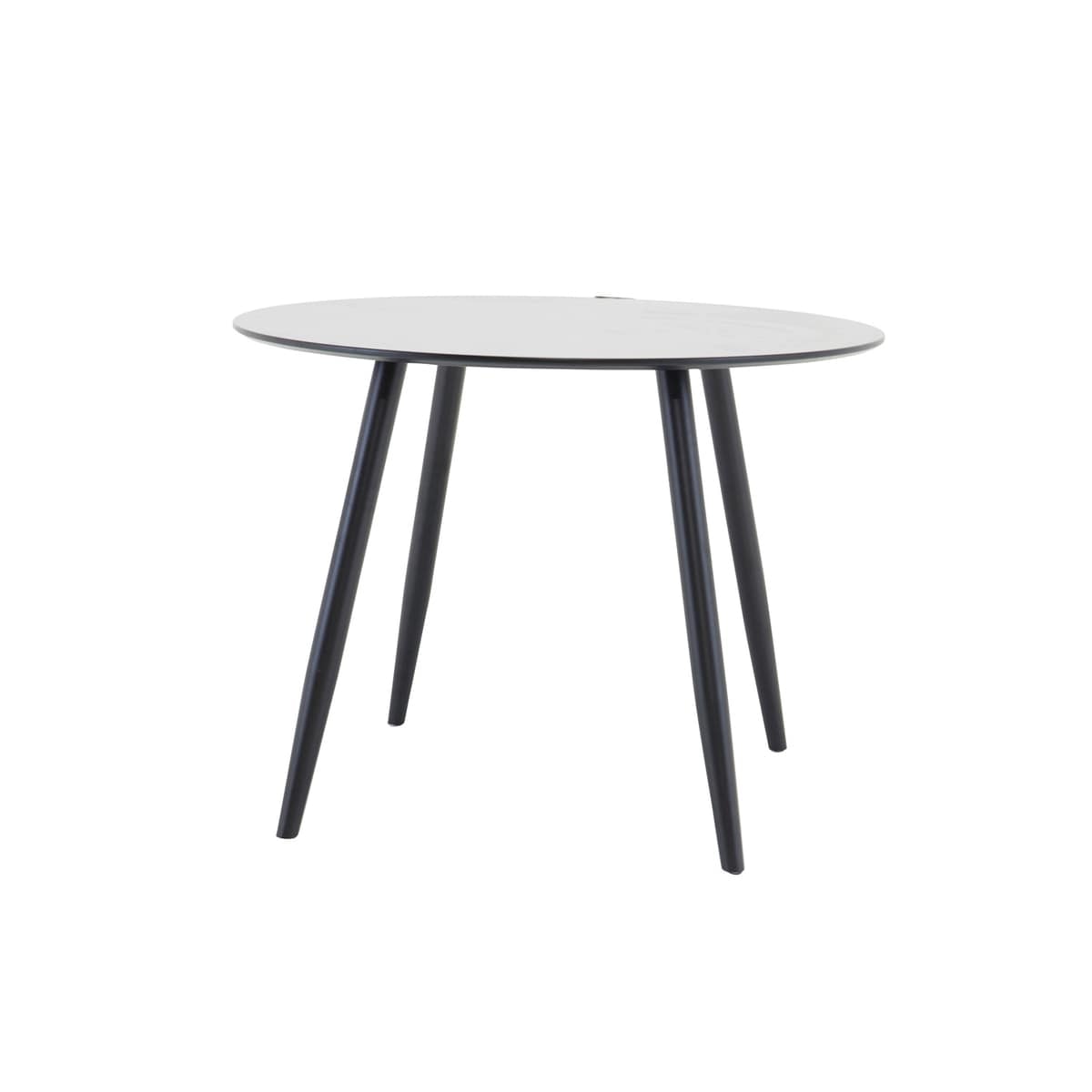 Venture Design Plaza spisebord i hvid Ø100 cm