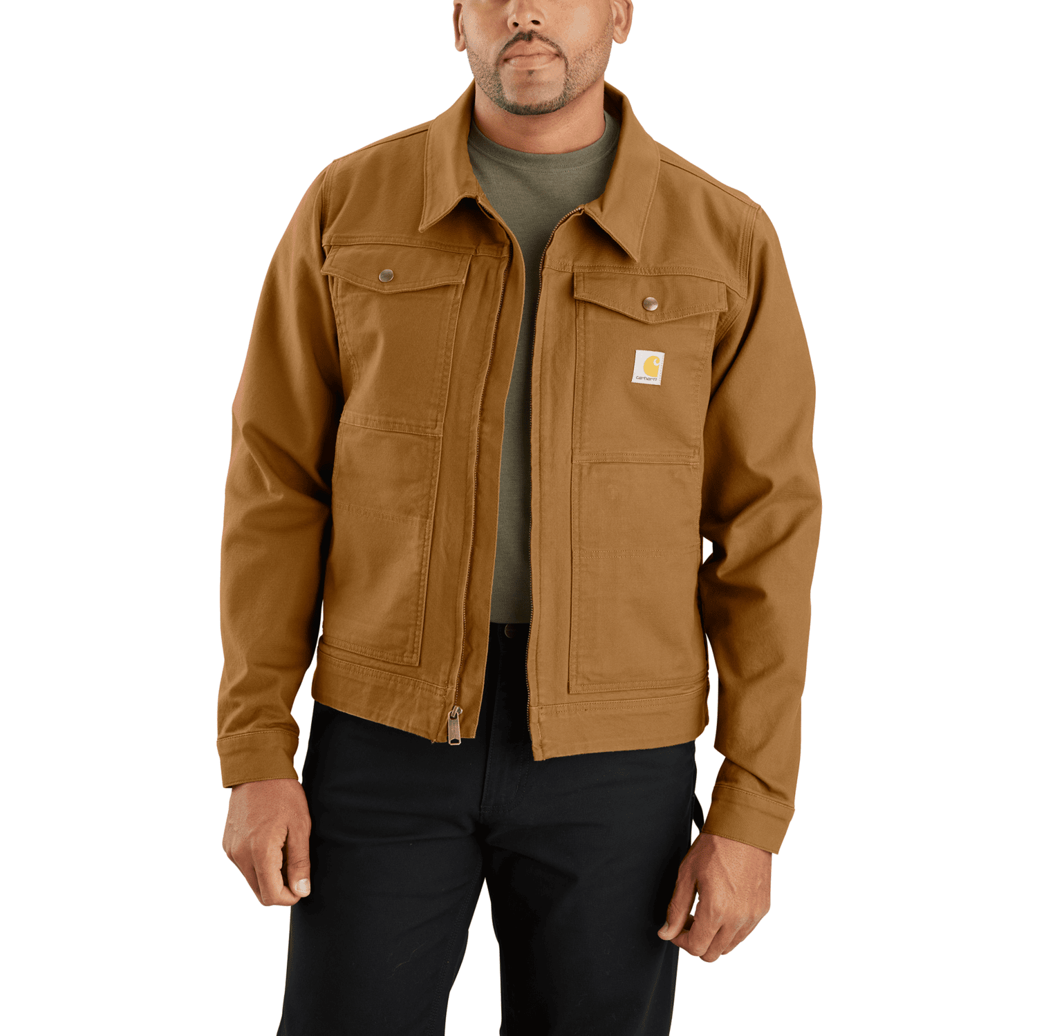 Carhartt Rugged Flex™ Duck Berwick Jacket Men Carhartt Brown L