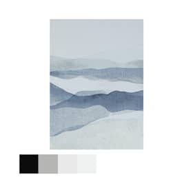 Svanefors Dunes vægtæppe i blå 98 x 129 cm