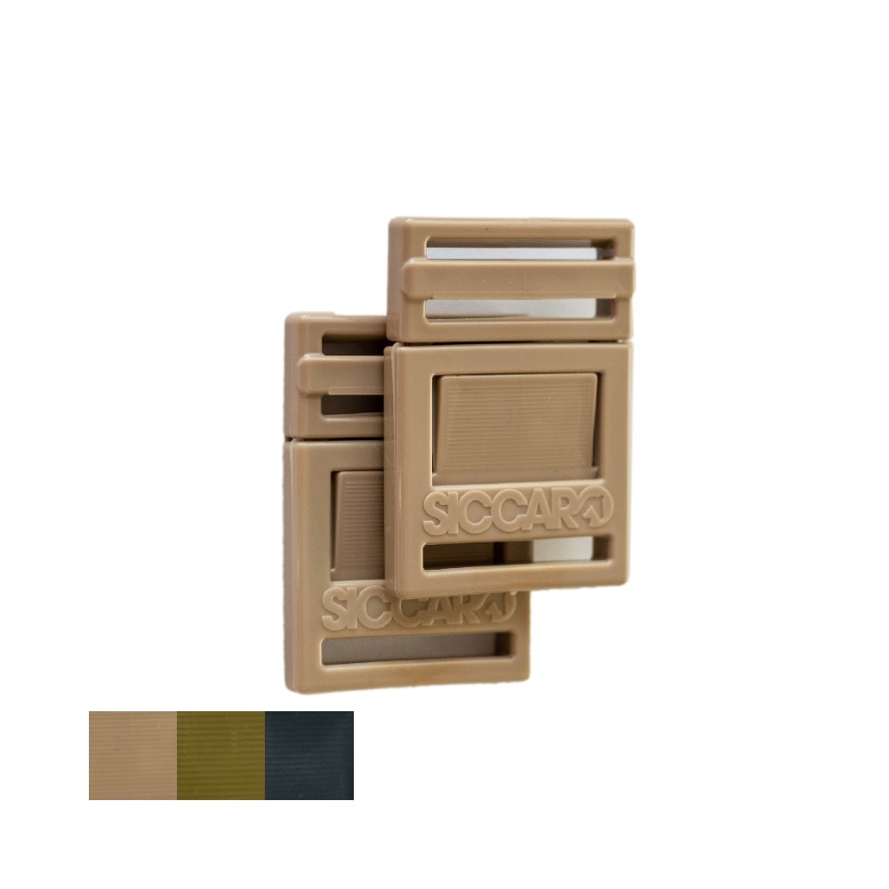Siccaro ClickLock Beige spænde 2 stk.