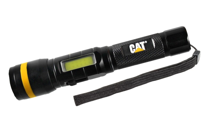 CAT CT6215 Flood & Spot LED lommelygte genopladelig USB In+Out 100/700 lumen