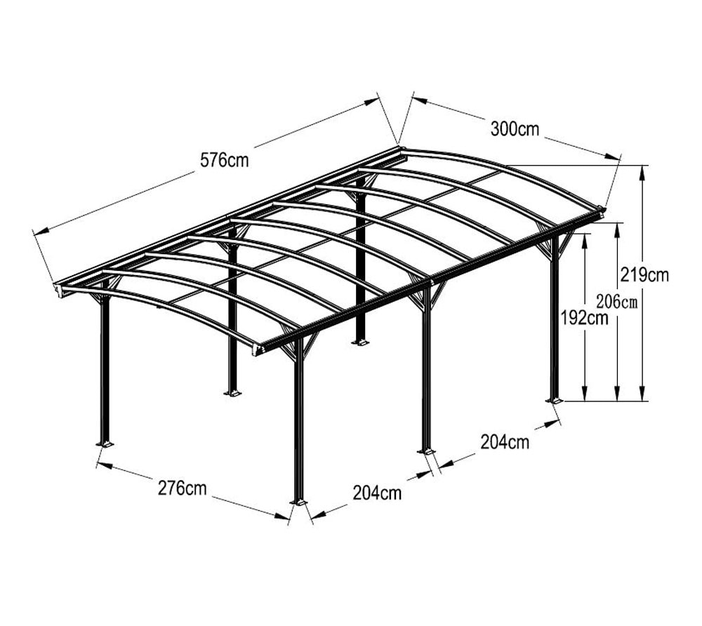 ISCP8A_Westmann_Carport_Rundbogen_Anthrazit_Skizze