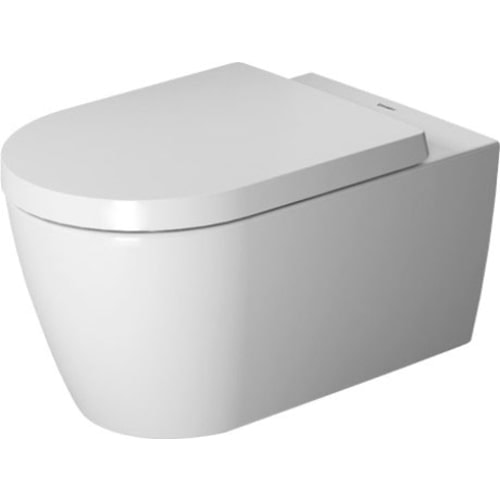 Duravit ME by Starck hvid mat vægtoilet med åben skyllerand og WG 57 cm