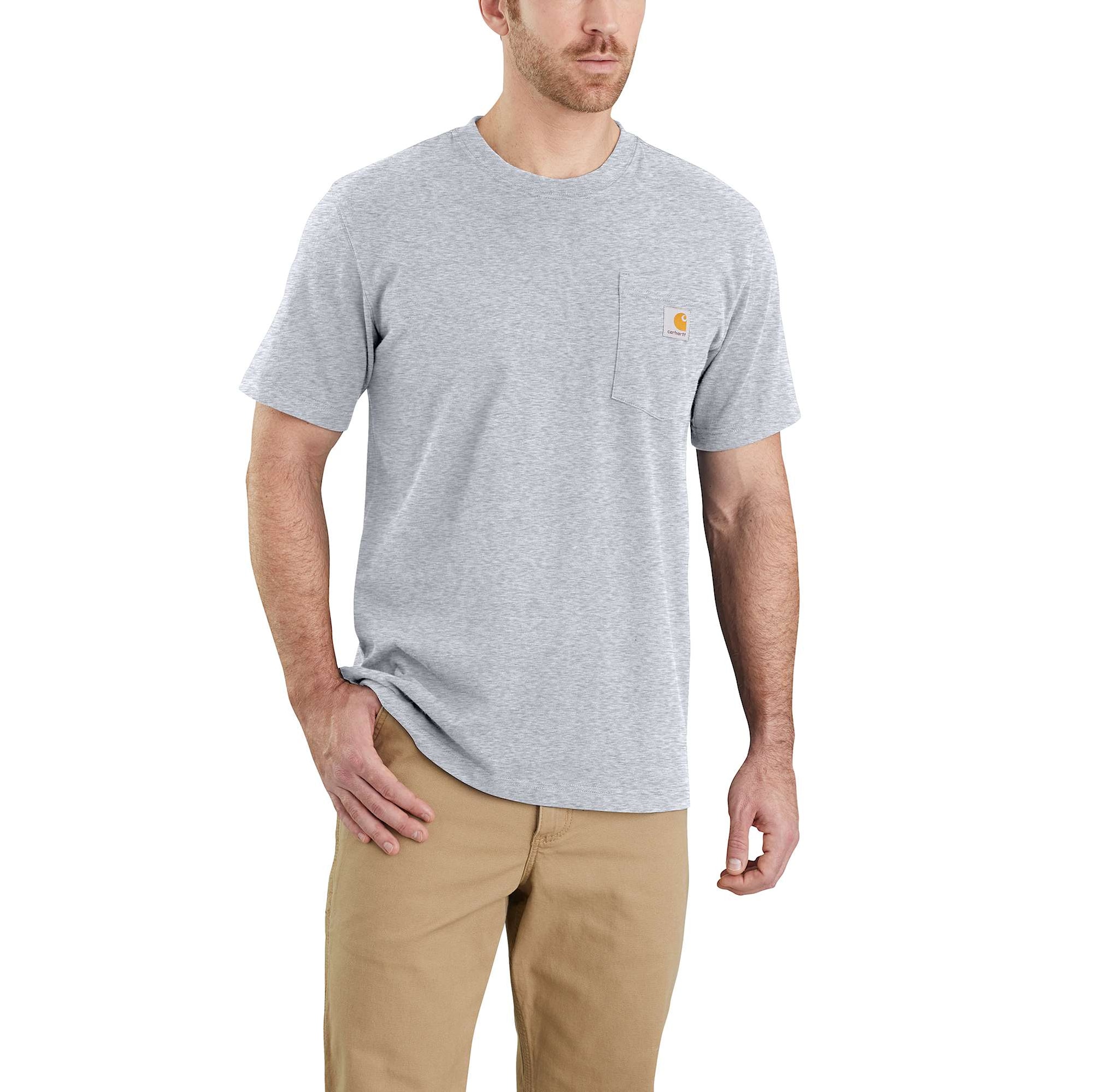 Carhartt Workwear Pocket T-Shirt Mens Heather Grey XXL