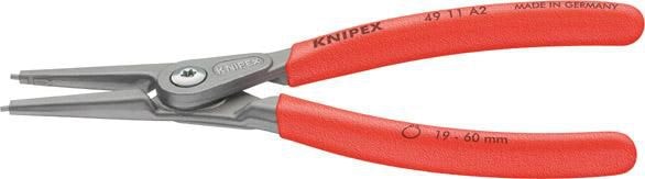 Knipex præcisions-låseringstang til udvendige ringe på aksler grå atramenteret 22