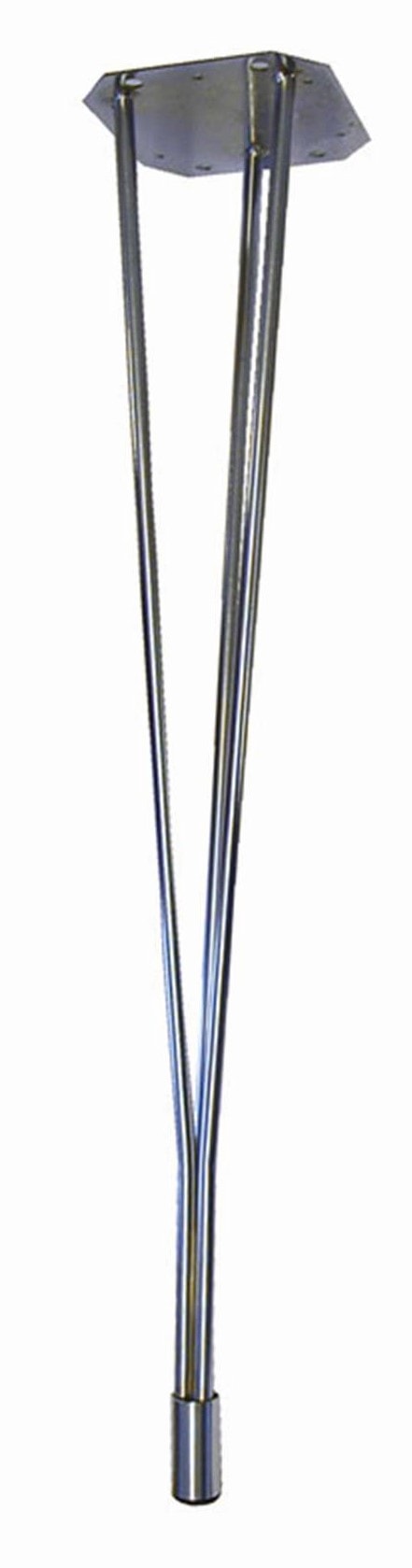 Theofils bordben krom tråd 70 cm