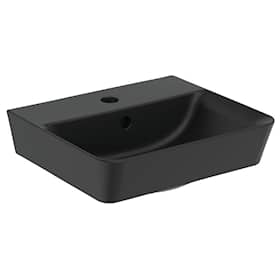 Ideal Standard Connect Air 40 håndvask silk black til vægmontering 400 x 350 mm