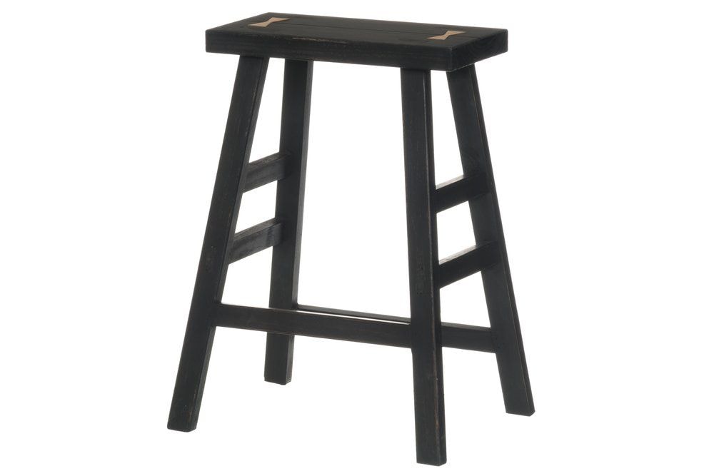 4Living Roots skammel i sort H60 cm