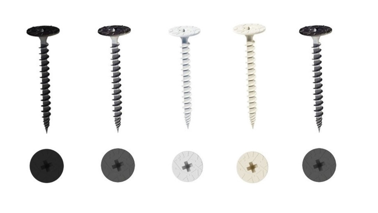 Troldtekt strukturskrue til træ og stål 100 stk.