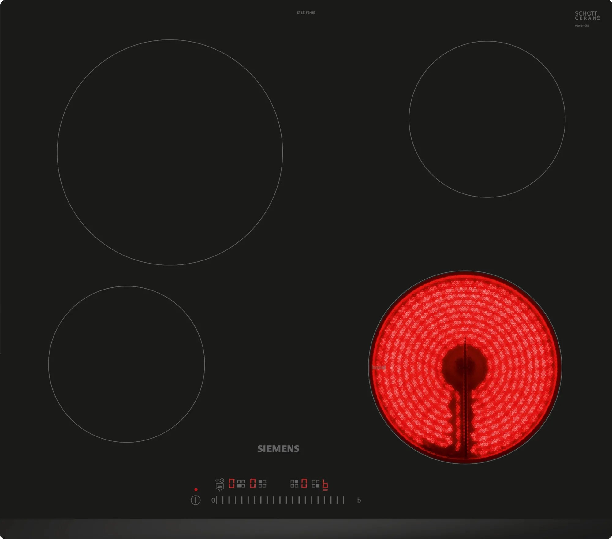 Siemens iQ100 kogeplade glaskeramisk 60 cm ET631FEN1E
