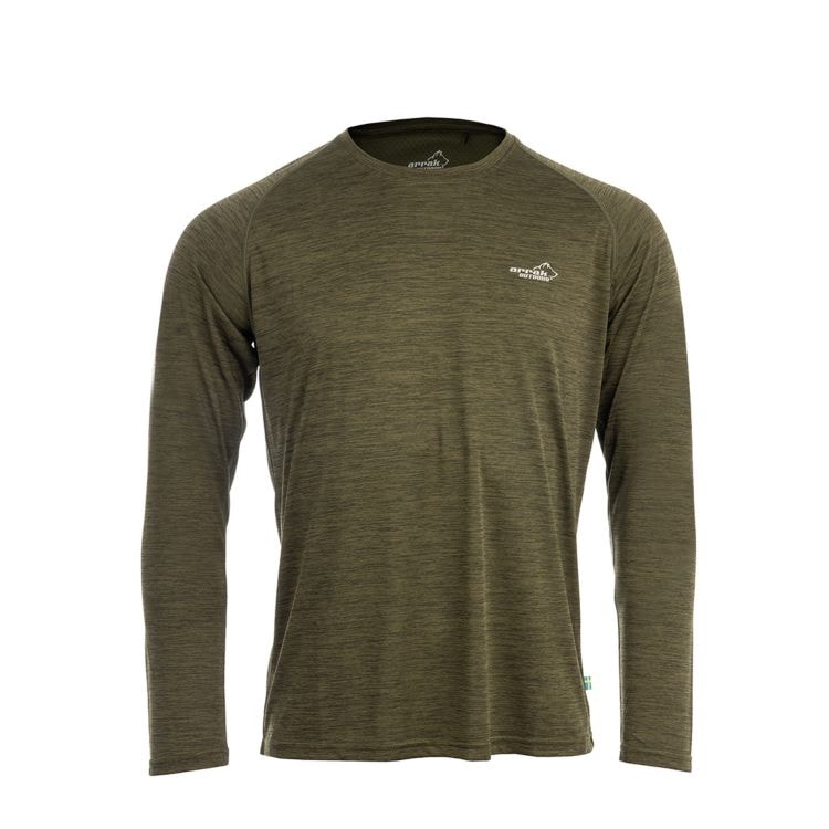 Arrak Outdoor Action Funktions T-shirt Langærmet M Olive 4XL