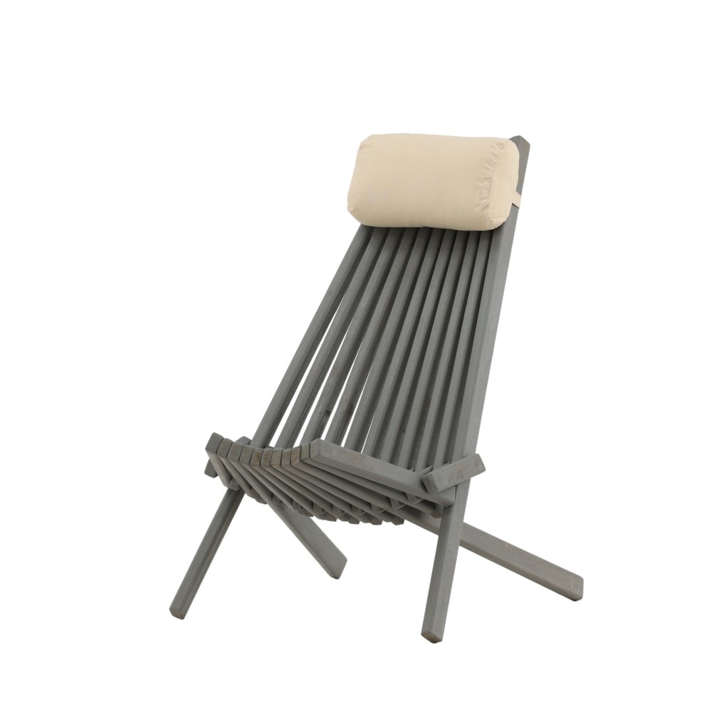 Venture Design Asta loungestol i teak med pude i beige