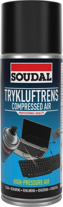 Soudal trykluftrens Spray 400 ml