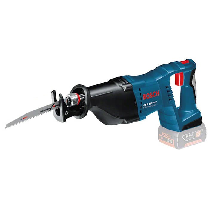 Bosch GSA 18 V-Li bajonetsav solo uden batteri, L-Boxx