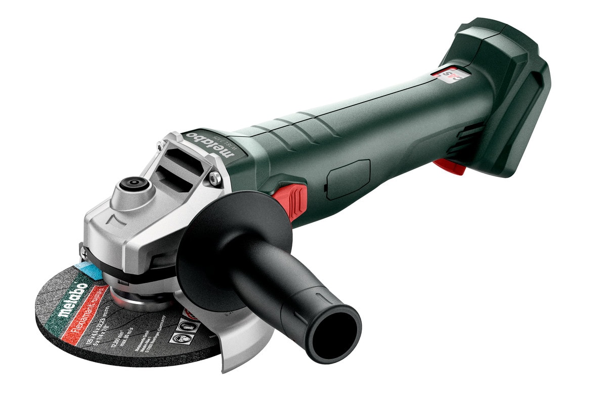 Metabo vinkelsliber W 18 7-125 uden batteri og lader