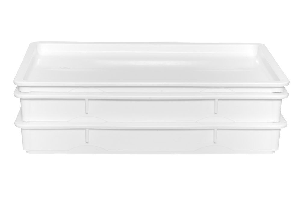 Mustang hævekasse til pizzadej L 2 stk. + 1 låg