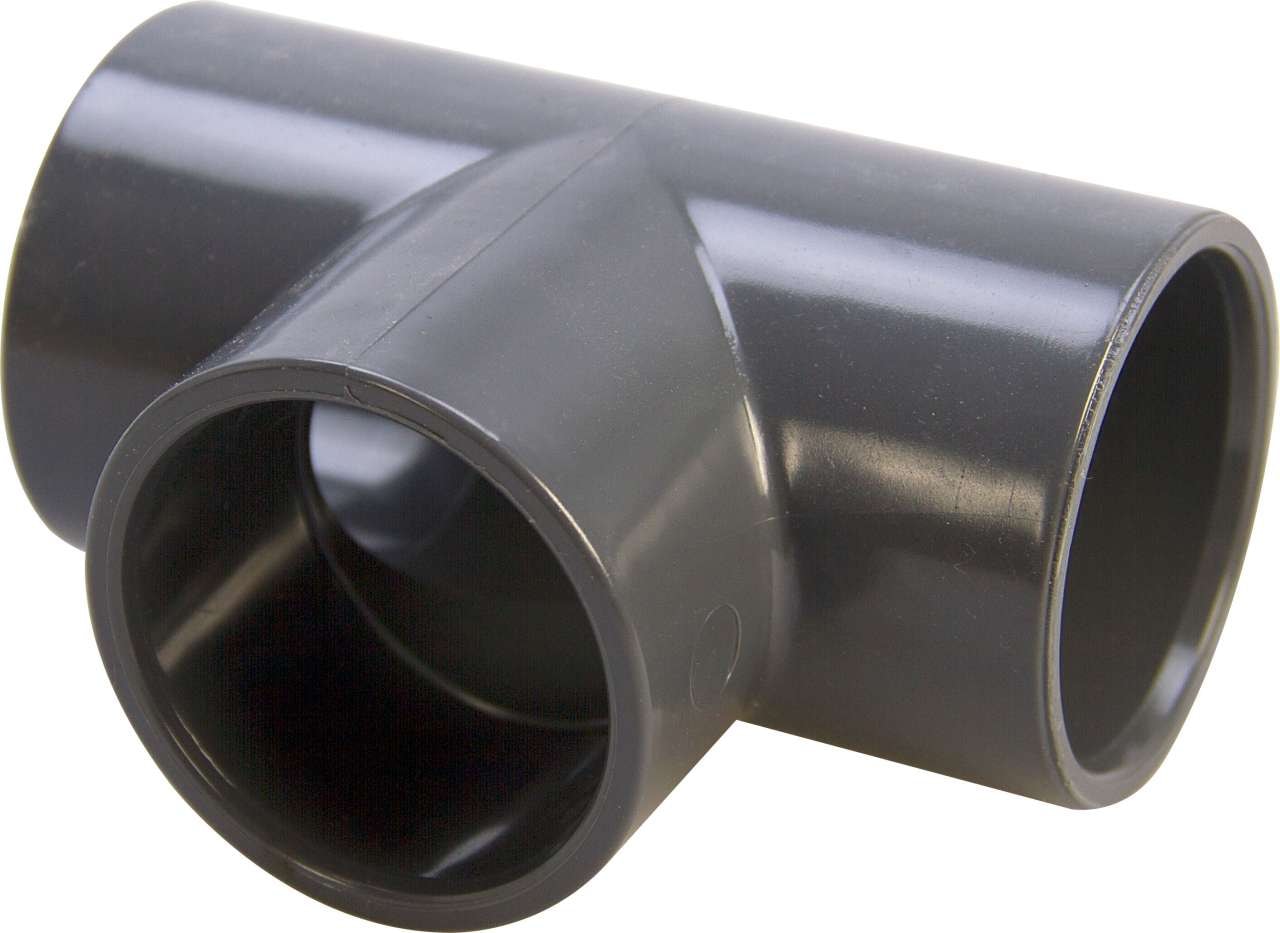 Swim & Fun T-stykke PVC limfitting 50 mm