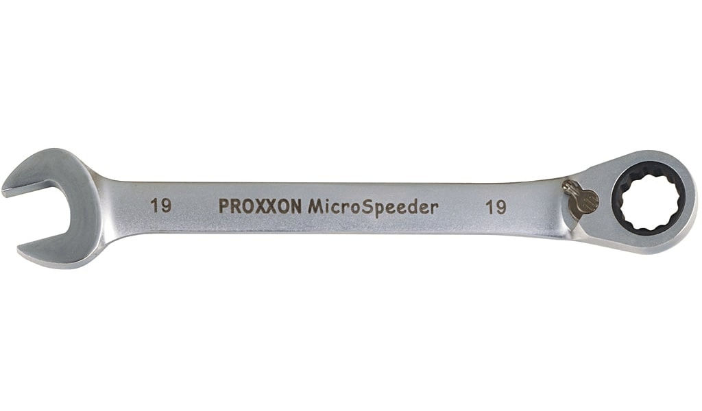 Proxxon MicroSpeeder ringgaffelnøgle med skraldefunktion 19 mm