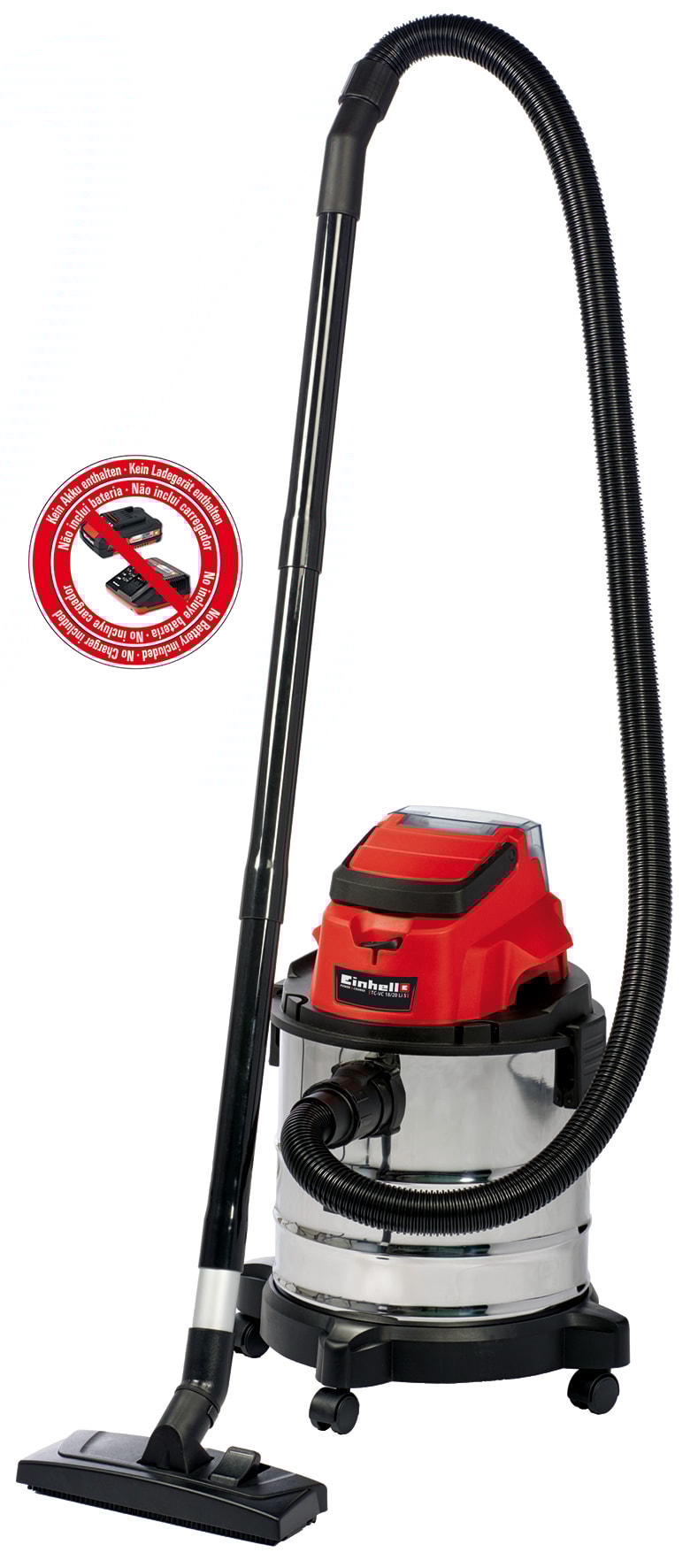 Einhell TC-VC 18/20 Li våd/tør støvsuger uden batteri og lader
