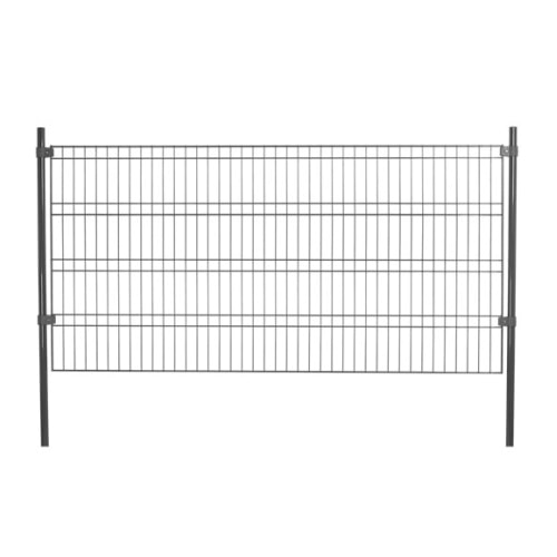 Hortus panelhegn grå 100 cm 12 fag inkl. stolper og låge