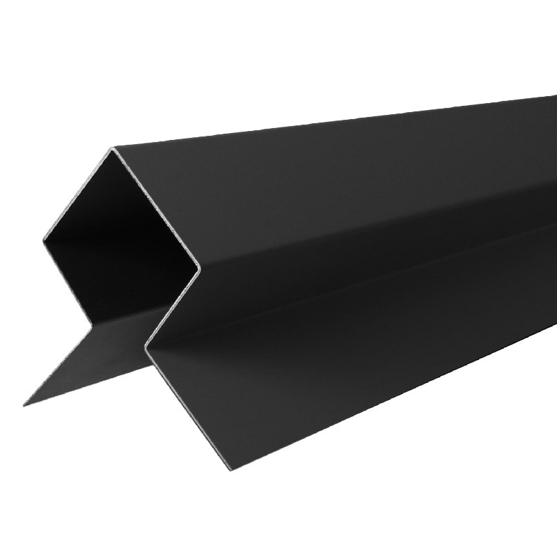SCG Smartwood udvendig hjørneprofil sort 25 x 25 x 2500 mm