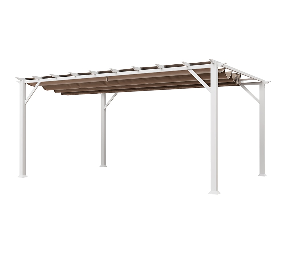 Paragon Outdoor Gazebo Florenz 11x16 pergola lys trælook/hvid