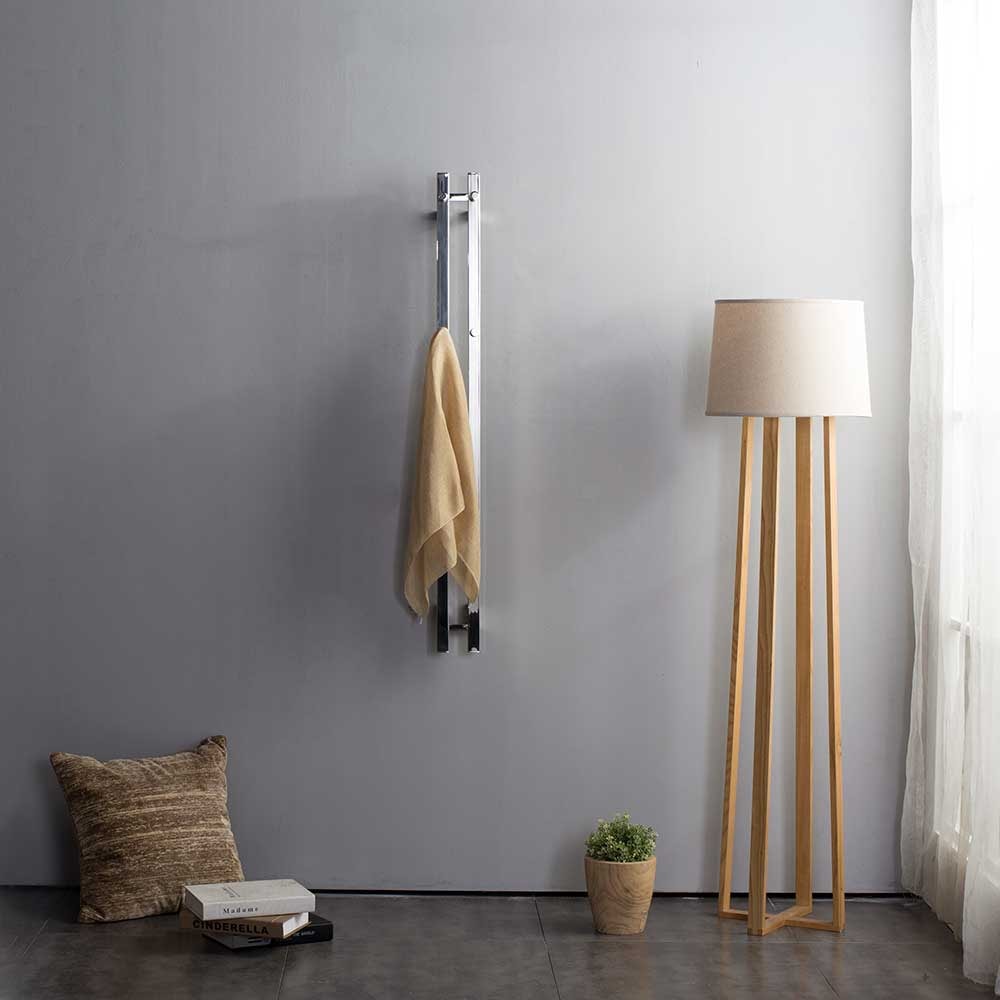 Bathlife List 108 håndklædetørrer elektrisk i krom