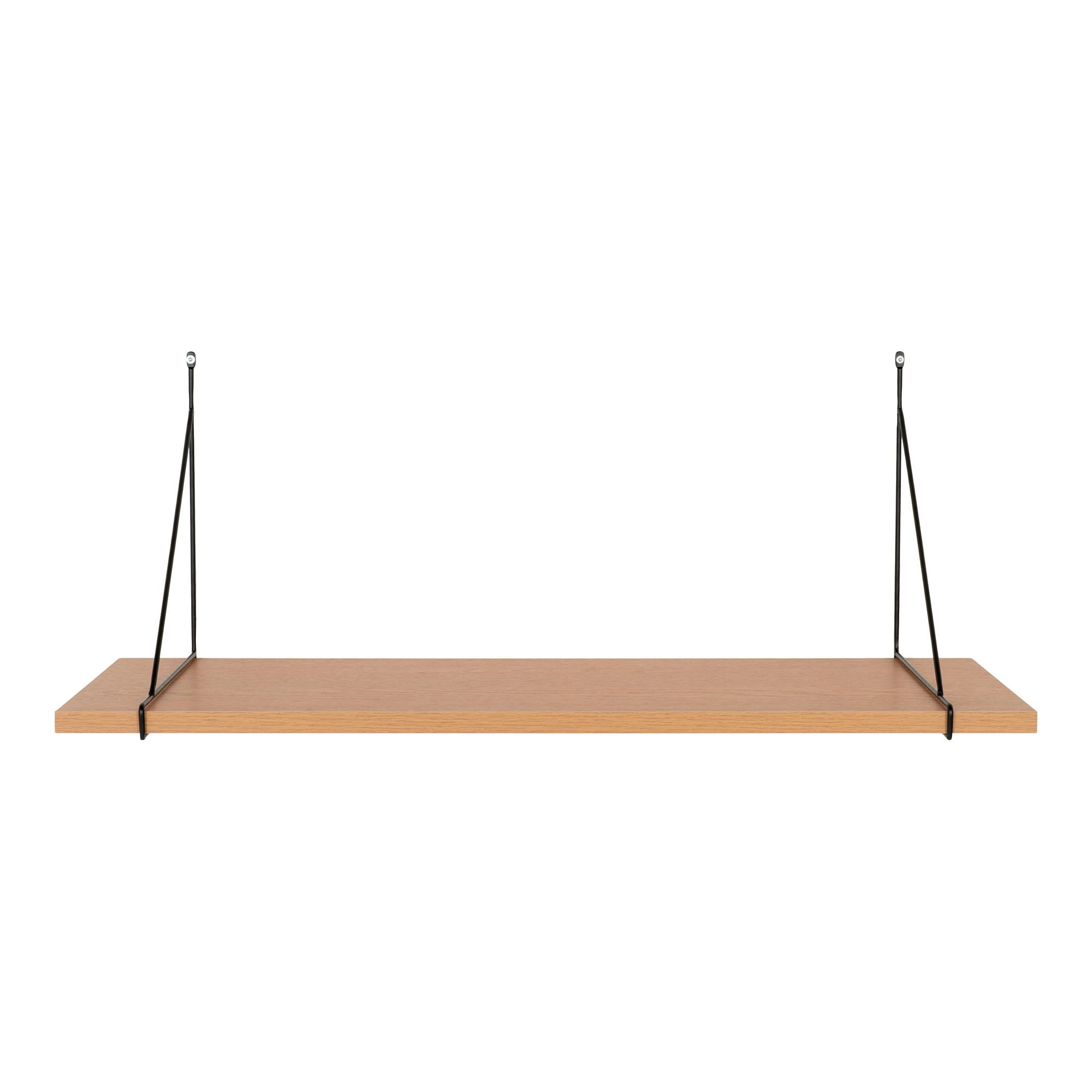 House Nordic Chiba væghylde i askefiner/sort metal