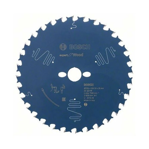 Bosch rundsavsklinge til træ 254 x 2,4 x 30 mm 32 tænder