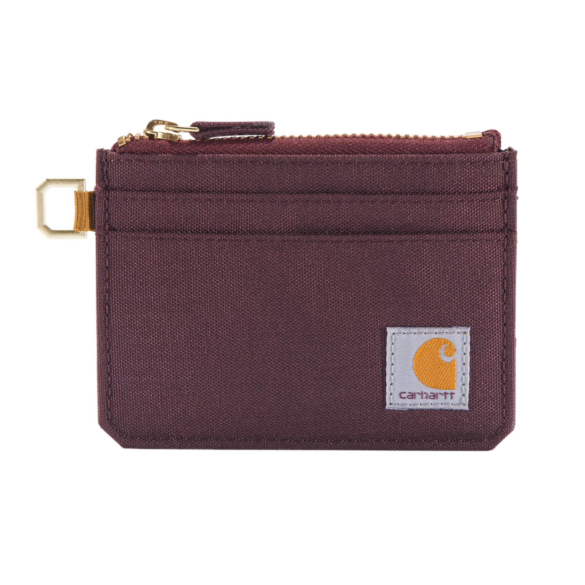 Carhartt Zippered Card Keeper Wallet Deep Wine