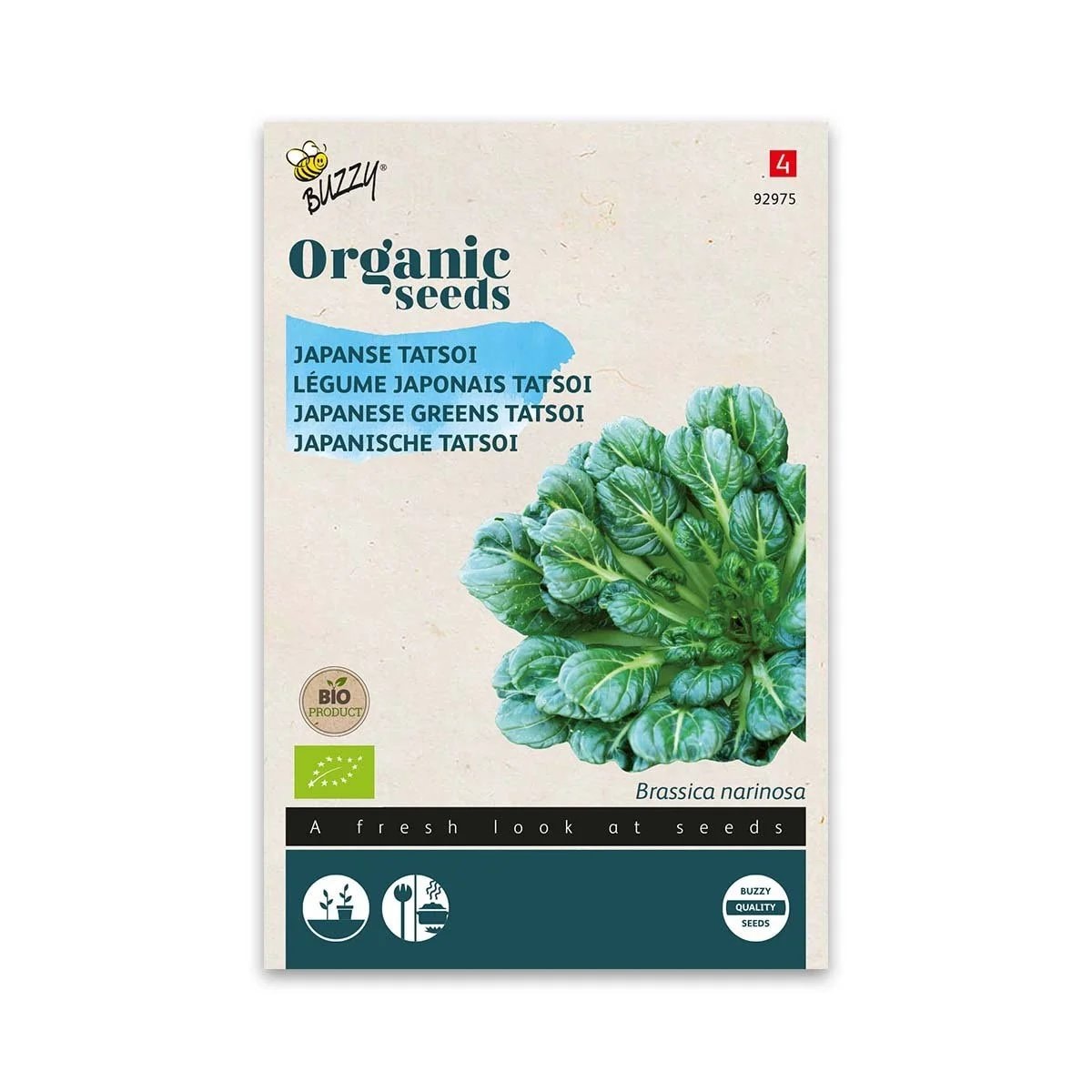 Buzzy Organic Tatsoi økologiske frø