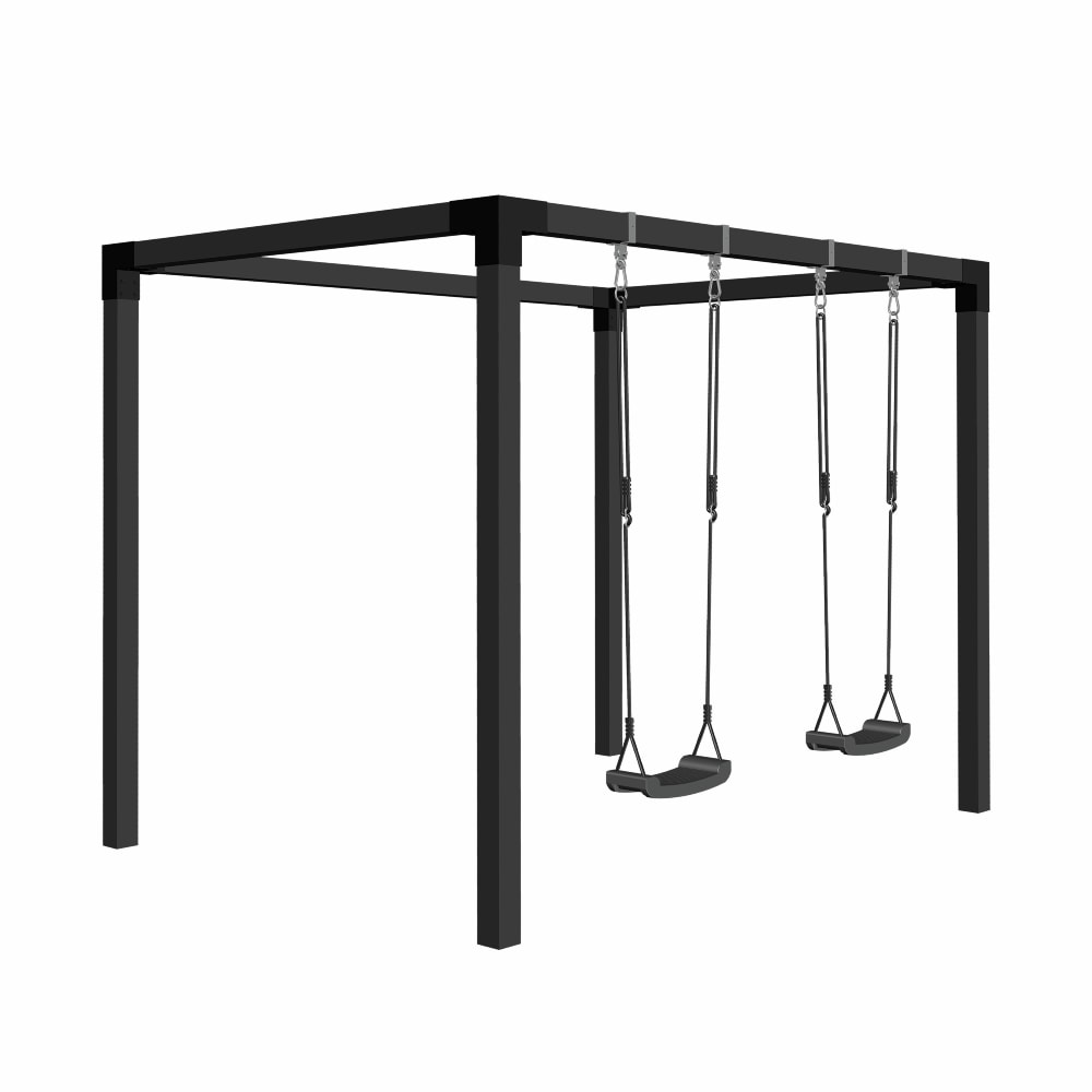 Plus Daylife gyngestativ model 2 i grundmalet sort