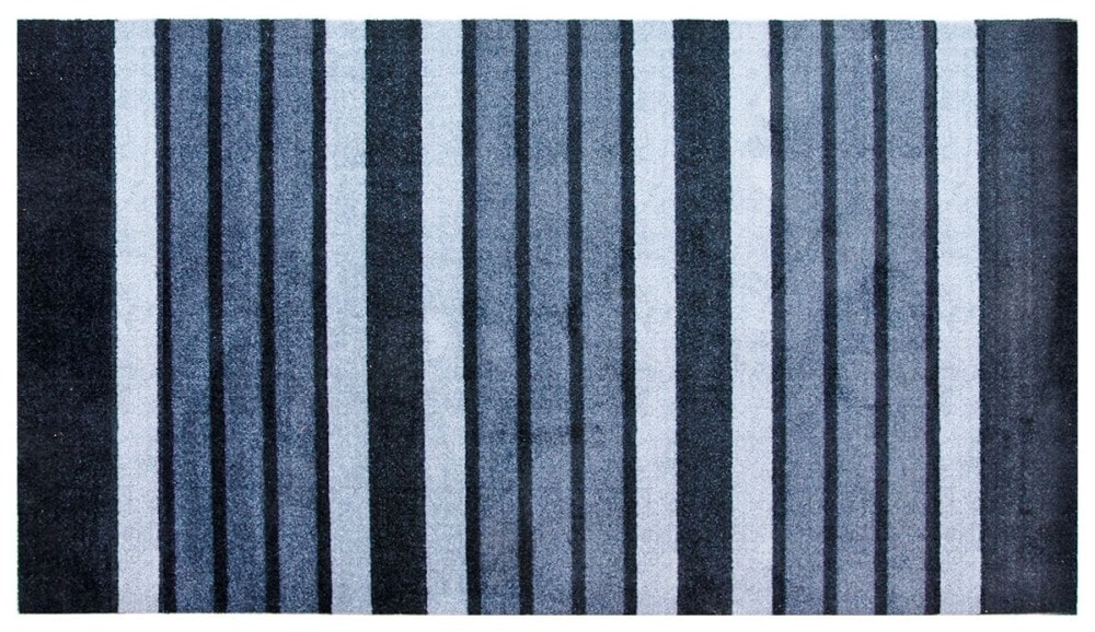 Clean Carpet design smudsmåtte bred strib grå100 x 180 cm