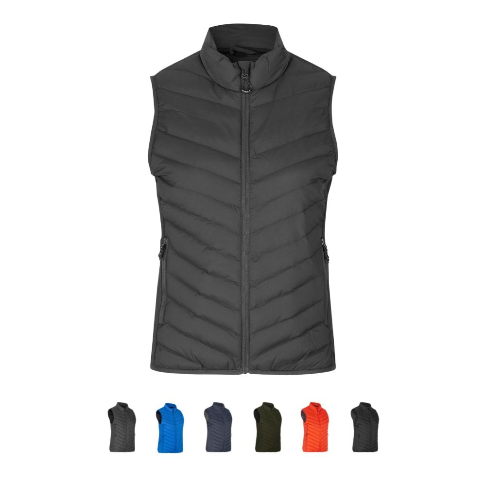 ID bodywarmer stretch dame silver grey