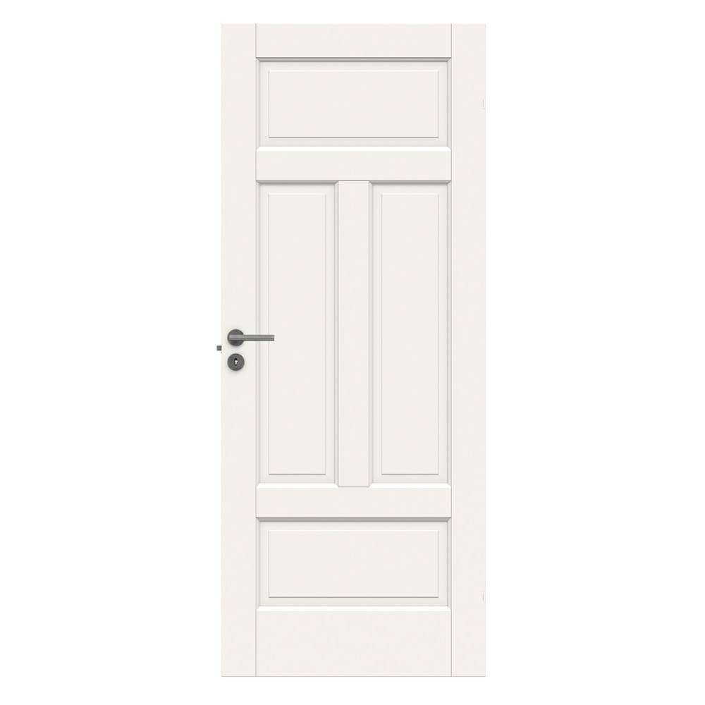 Swedoor Craft 04N, 40 mm massiv hvid fyldningsdør 92,5x194 cm (10x20)