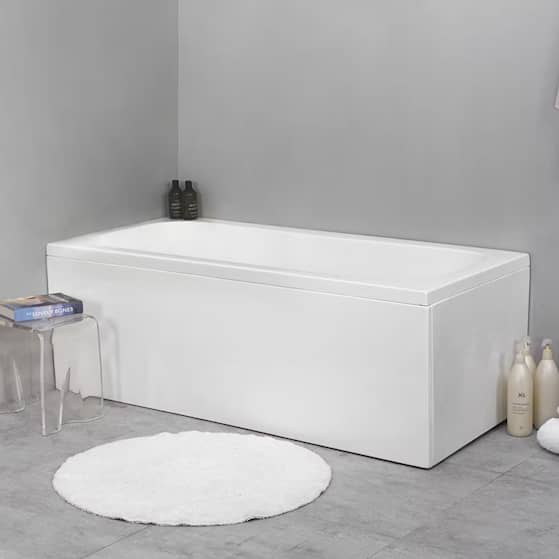 Bathlife Paus badekar i akryl med front og gavl 160 x 70 cm