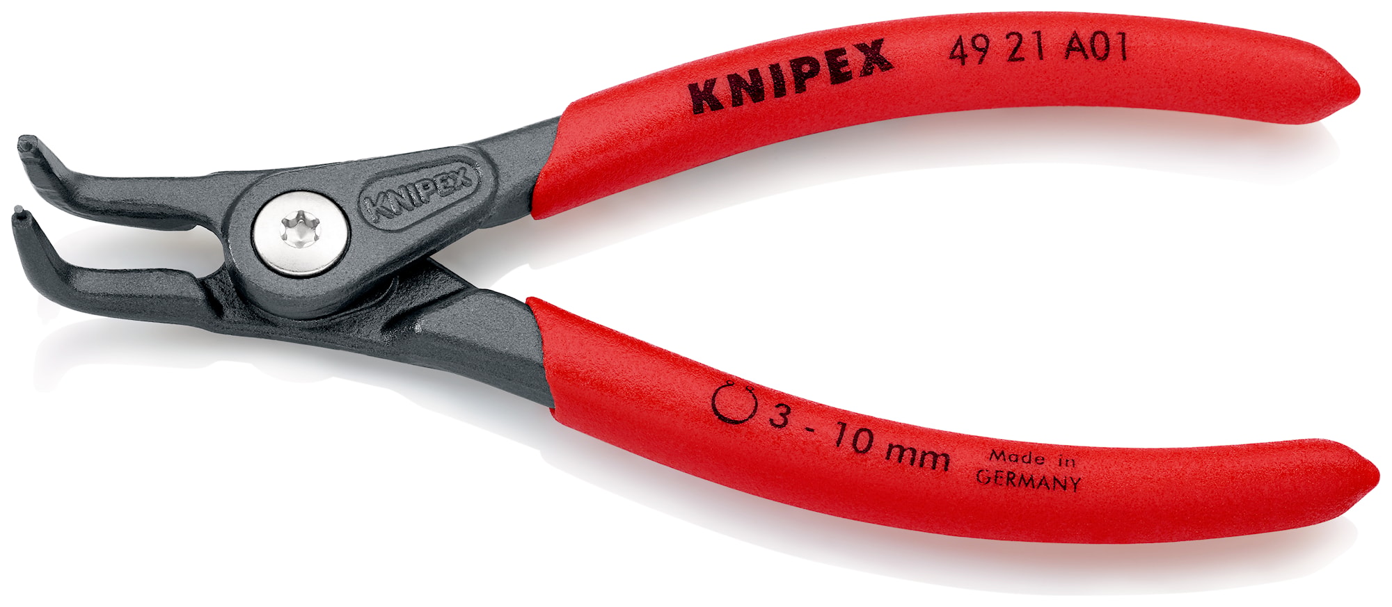 Knipex præcisions-låseringstang til udvendige ringe grå atramenteret 165 mm