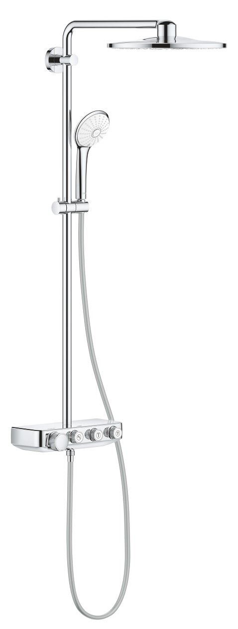 Grohe Euphoria SmartControl 310 Duo brusesystem Moon White og krom rund