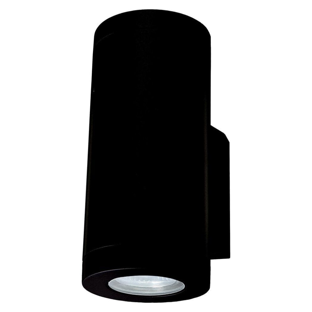 SG Metro væglampe i mat sort 2 x GU10 IP65 Ø9 cm