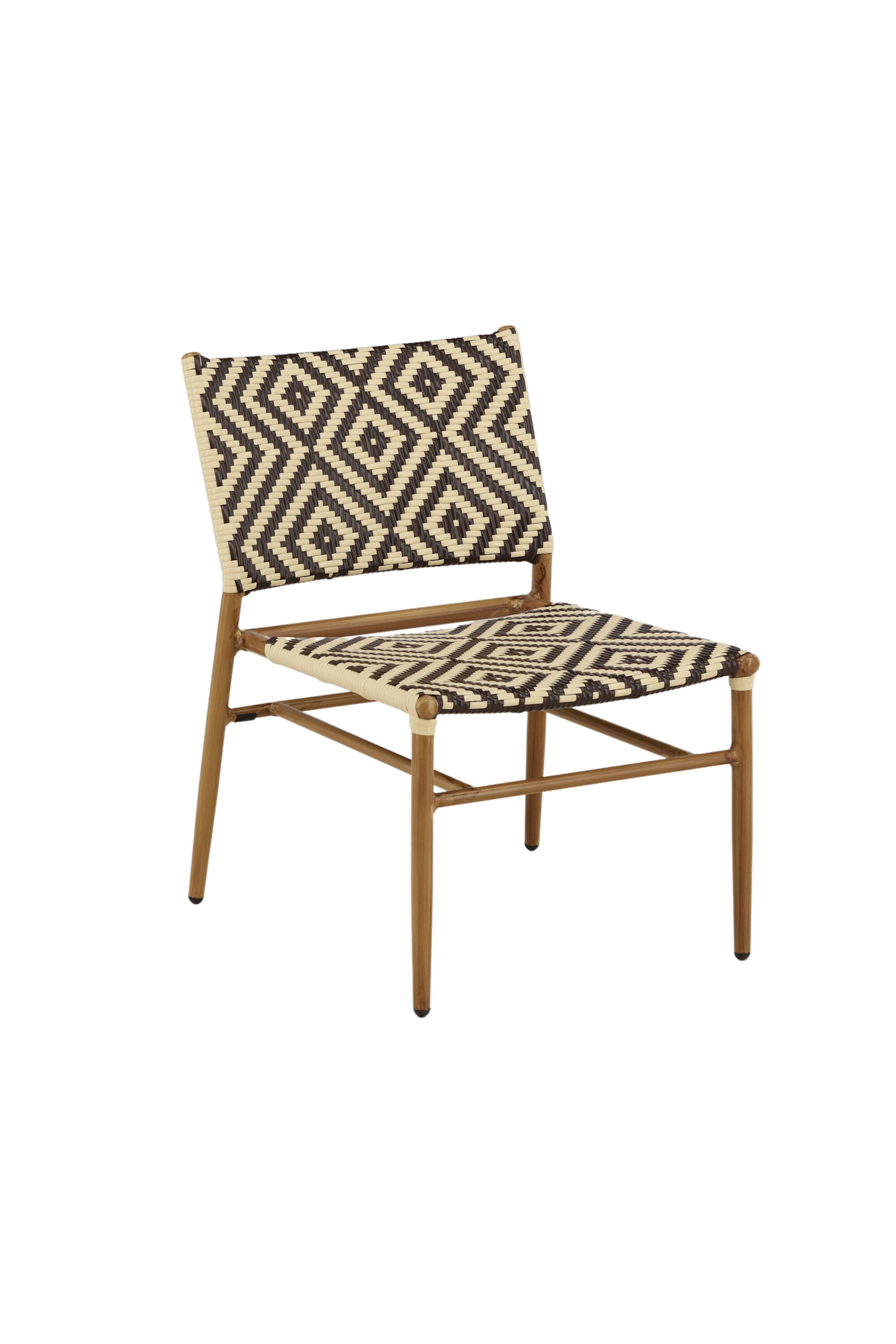 Venture Design Calapan loungestol i beige/brun