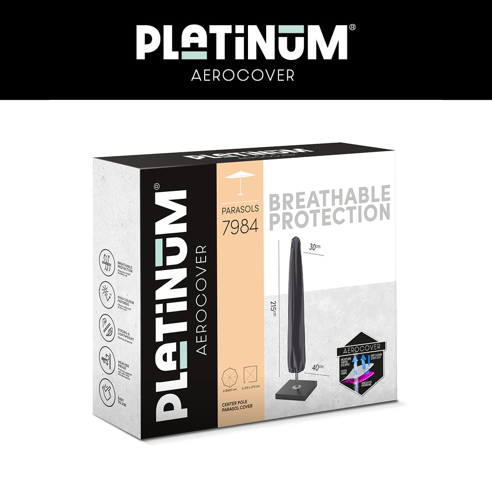 Platinum Center pole parasol cover H215x30/40