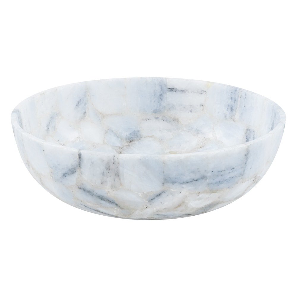 GemLook GL447 håndlavet håndvask i lys blå halvædelsten Ø40 cm