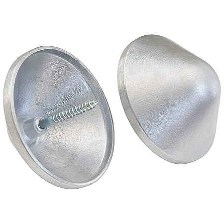 Kokille stolpehat Cone rund i aluminium