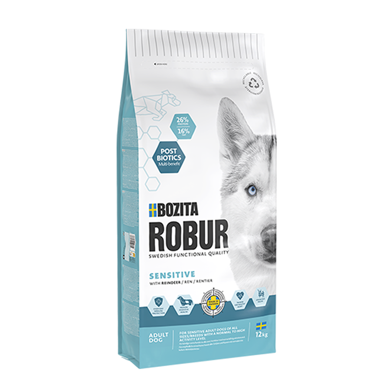 Bozita Robur Adult Sens. Rensdyr 12 kg