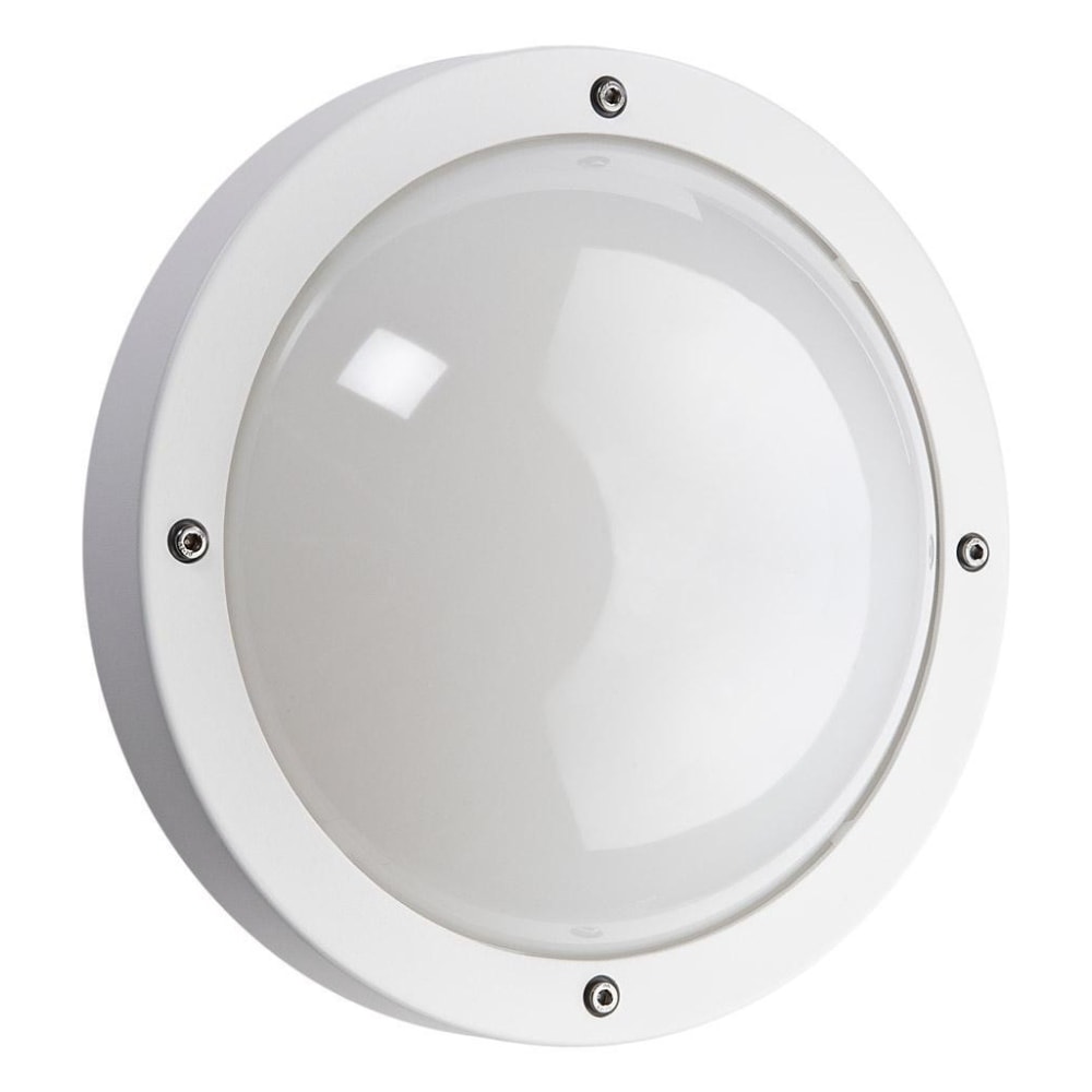 SG Primo 1100 LED væglampe i hvid 11,5W IP65 Ø27 cm