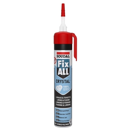 Soudal Fix ALL Crystal Presspack fugemasse klar 200 ml