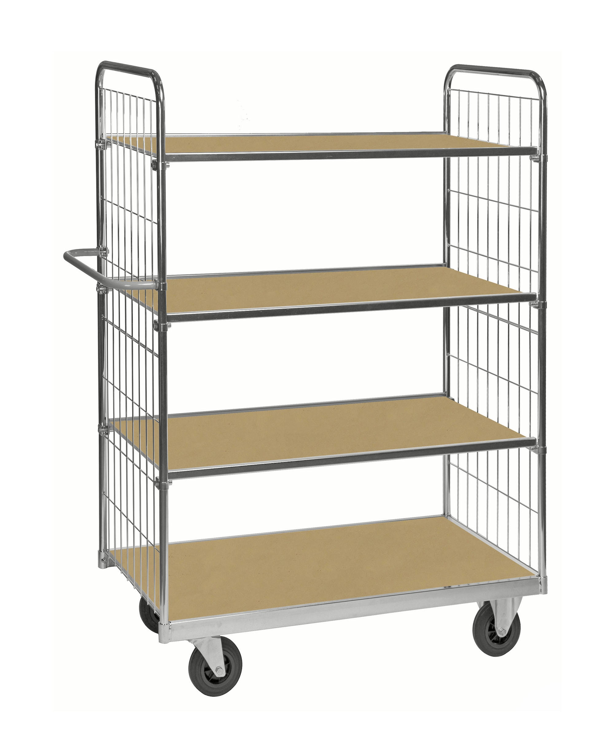 Kongamek elektrogalvaniseret ESD hyldevogn 9000-serien KM9000-4S-ESD